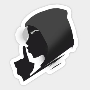 Ana Shhh Sticker